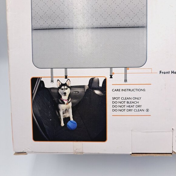 Car Rear Seat Protective Cover Hammock for Dogs - Picture 6 of 8